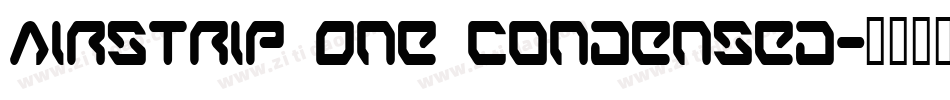 Airstrip One Condensed字体转换